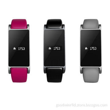 Sport wristband, tracks daily activity and sleep quality, supports IOS and Android 4.3